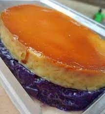 Ube- Leche Flan